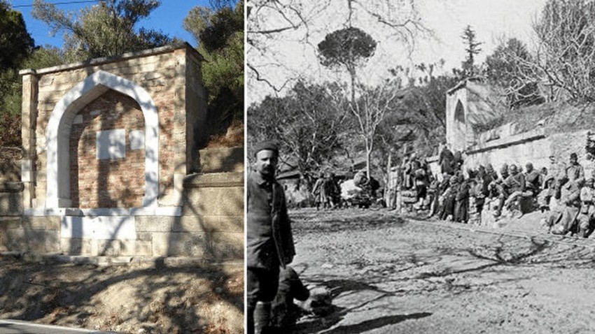 Çanakkale Savaşı’nda askerlerin hatıralarını taşıyan çeşme