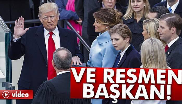 Trump, görevini devraldı