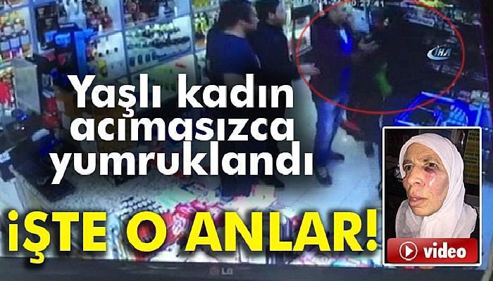 Yaşlı kadın acımasızca yumruklandı: O anlar kamerada