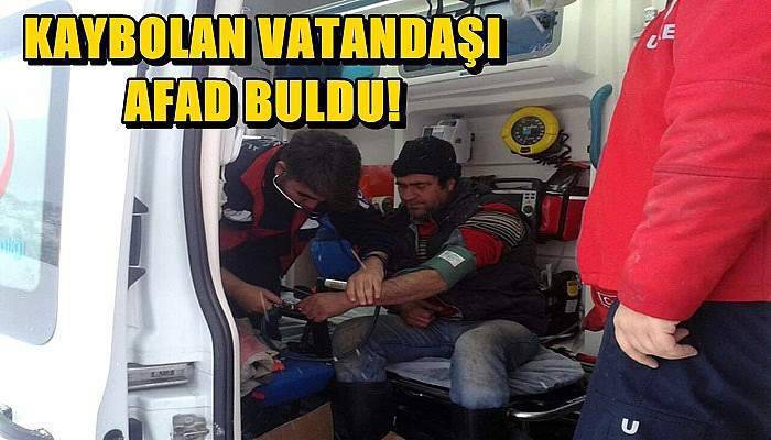 Kaybolan Vatandaşı AFAD Buldu