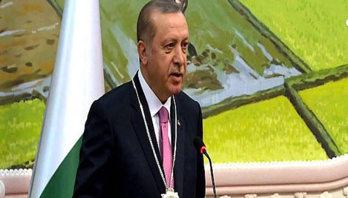 Erdoğan'a Madagaskar'da devlet nişanı