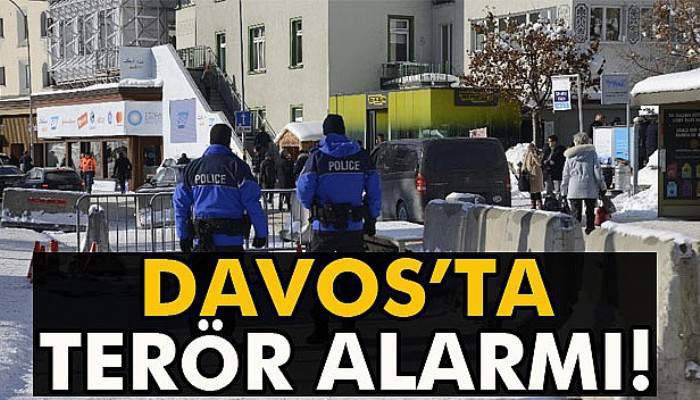  Davos’ta terör alarmı