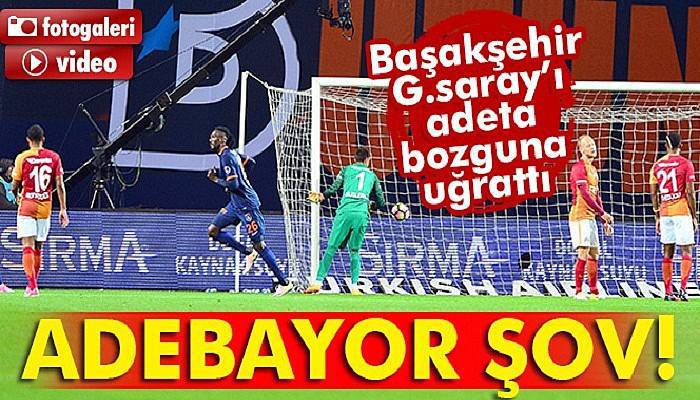 Galatasaray Başakşehir maçı geniş özeti