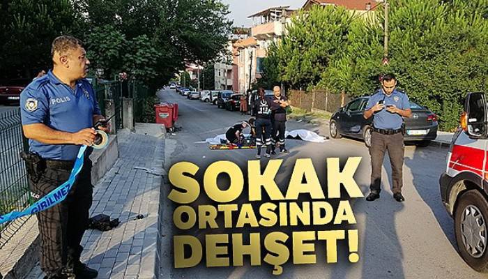 Sokak ortasında önce eski eşini sonra kendisini vurdu