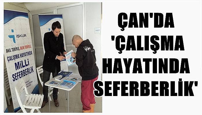 Çan'da 'Çalışma Hayatında Seferberlik'