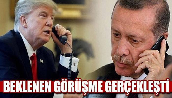  Cumhurbaşkanı Erdoğan ile Trump görüştü