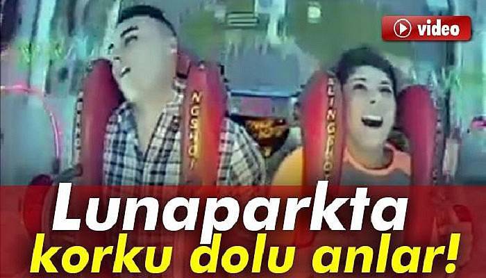  Lunaparkta korku dolu anlar