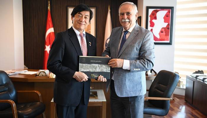 Japonya Büyükelçisi Miyajima'dan Başkan Gökhan'a ziyaret