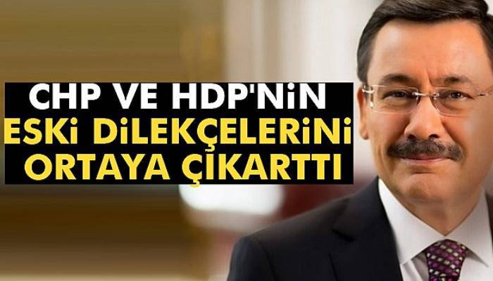 Gökçek CHP ve HDP'nin eski dilekçelerini ortaya çıkarttı