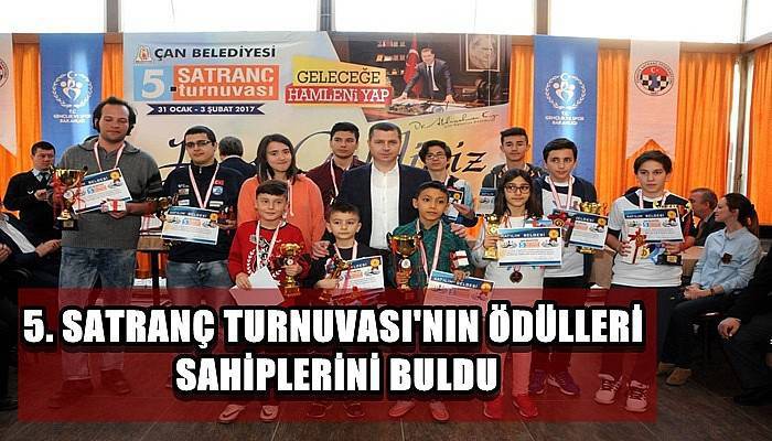 5. Satranç Turnuvası'nın Ödülleri Sahiplerini Buldu