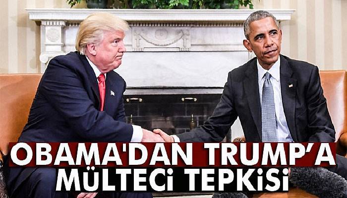  Obama'dan Trump’a tepki 