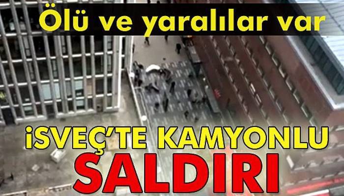 İsveç'te kamyonlu saldırı