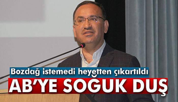 Bozdağ'dan Kati Piri'ye ambargo