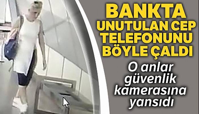 İstanbul'da metro istasyonunda telefon çalan hırsız kamerada