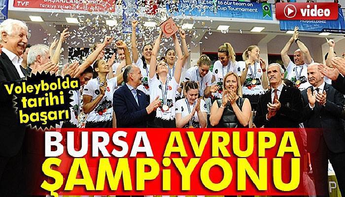 Bursa Büyükşehir Belediyespor Avrupa şampiyonu