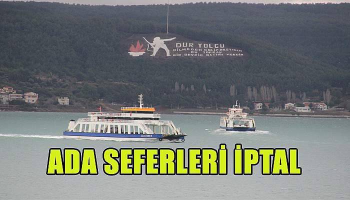 Ada seferleri iptal