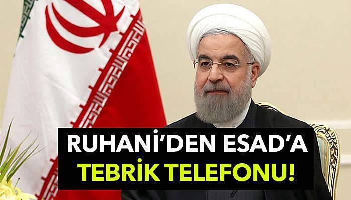 Ruhani’den Esad’a tebrik telefonu