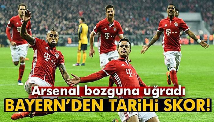  Bayern'den tarihi skor! Arsenal bozguna uğradı