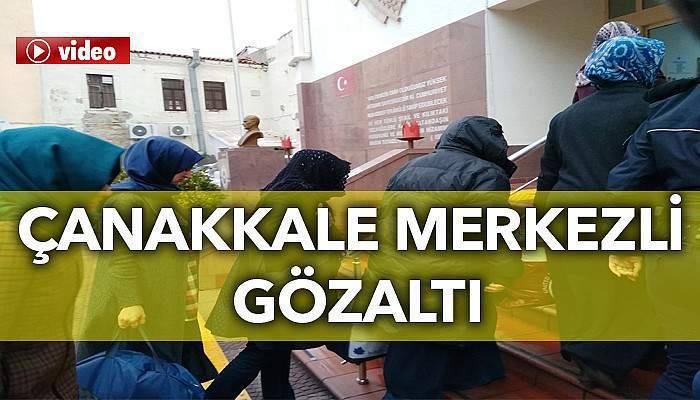 Çanakkale'de FETÖ operasyonunda 8 gözaltı