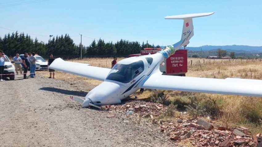 Motor Arızası Nedeniyle Buğday Tarlasına Acil İniş