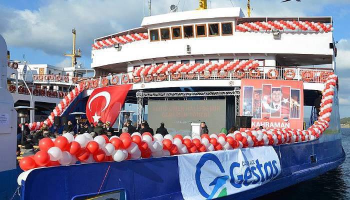 Ömer Halisdemir'in adı Çanakkale Boğazı'nda yaşayacak