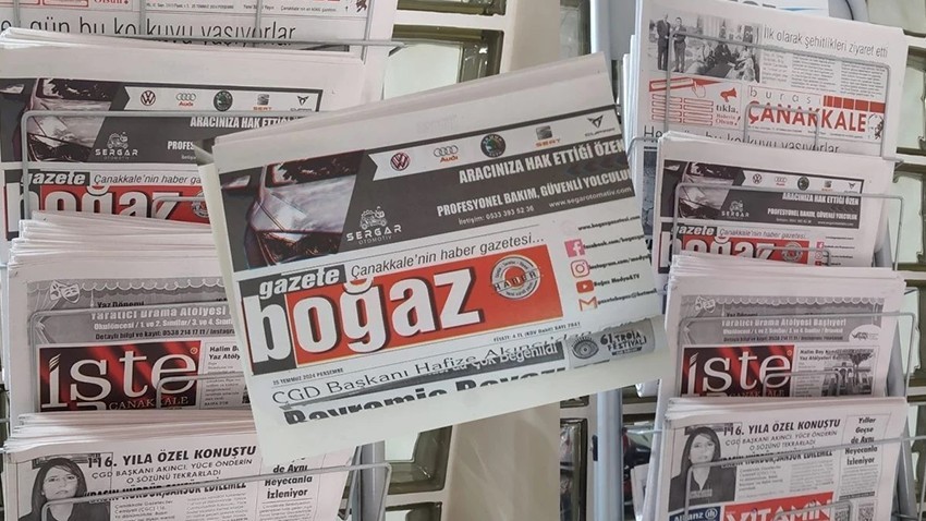 Çanakkale’de 19 gazete resmi ilan alıyor