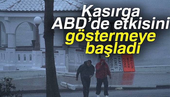 ABD'de beklenilen kasırga etkisini göstermeye başladı