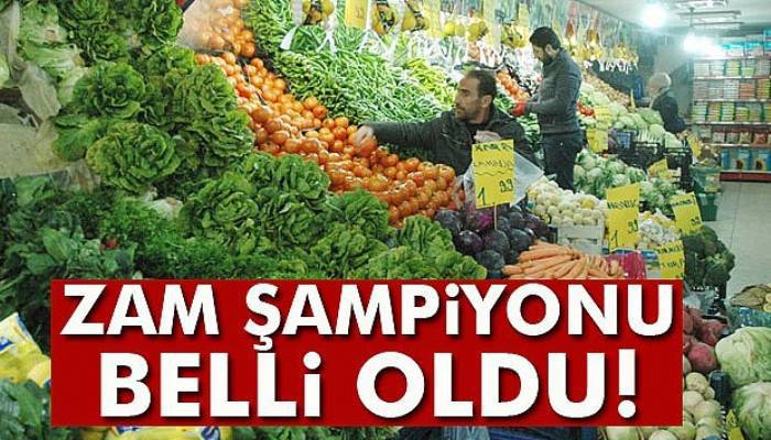 İşte zam şampiyonu 