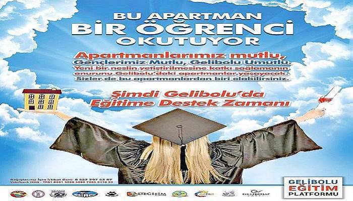 “Bu apartman bir öğrenci okutuyor”