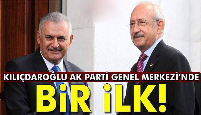 CHP lideri Kılıçdaroğlu ilk kez AK Parti Genel Merkezi’nde