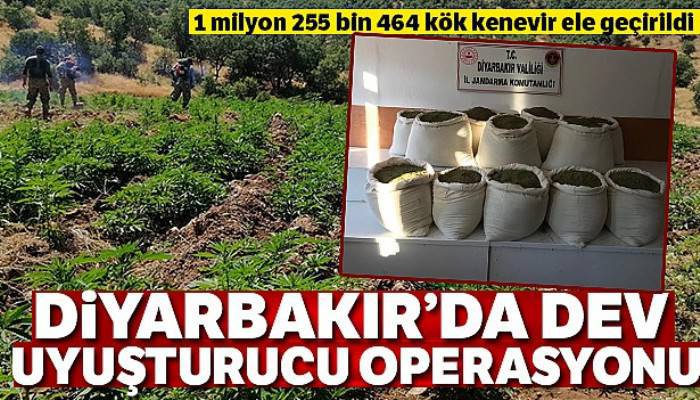 Diyarbakır'da dev uyuşturucu operasyonu !