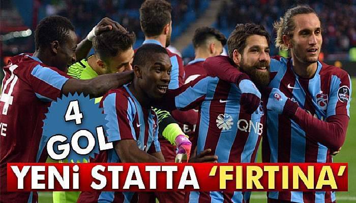 Trabzonspor - Gaziantepspor: 4-0 maçı geniş özeti 