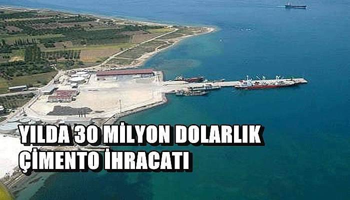 Çanakkale Limanı'ndan Yılda 30 Milyon Dolarlık Çimento İhracatı 