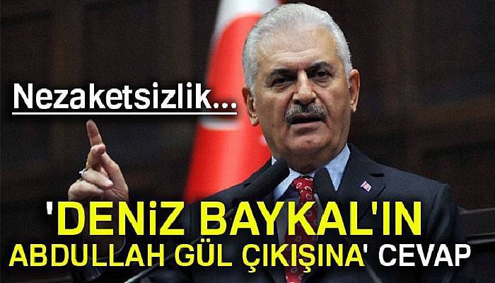 Yıldırım'dan 'Deniz Baykal'ın Abdullah Gül çıkışına' cevap