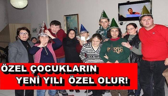 Özel çocuklar yeni yılı erken kutladı