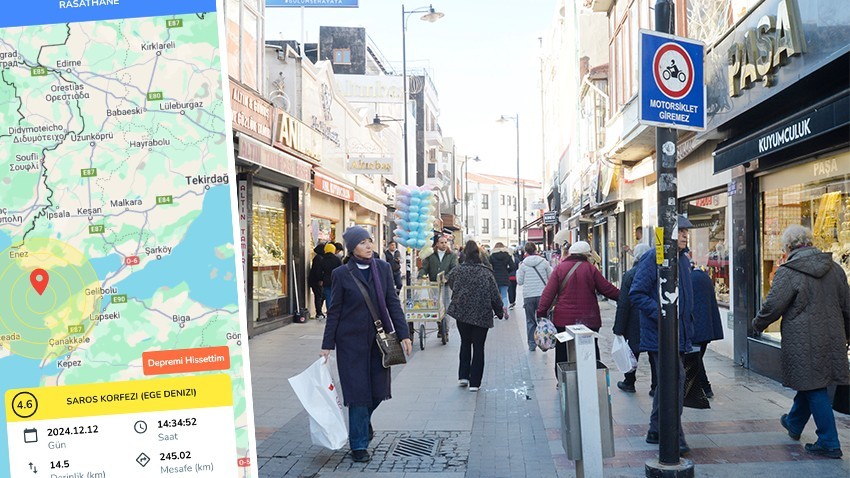 Çanakkale’de korkutan deprem