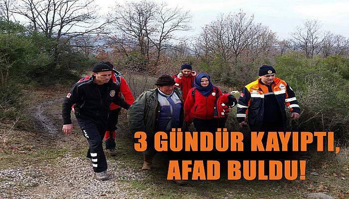  3 Gündür Kayıp Olan Vatandaş AFAD Ekiplerince Bulundu