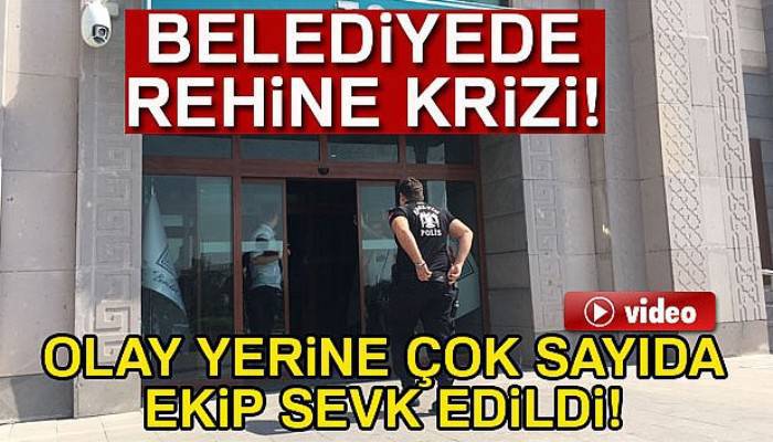  Adana'da belediyede 3 kişi rehin alındı