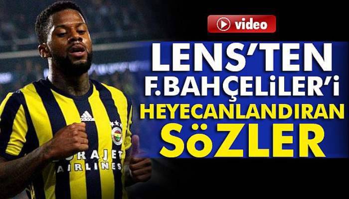 Lens: Fenerbahçe'de kalmak isterim