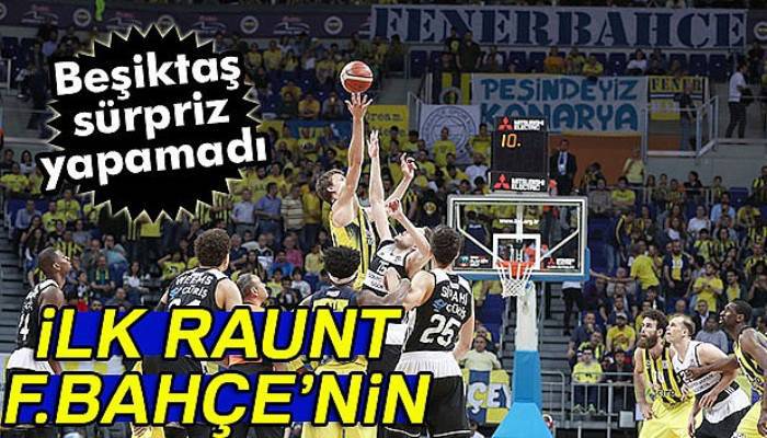 Basketbol Süper Ligi Play-Off 1. maçı: Fenerbahçe: 75 - Beşiktaş Sompo Japan: 69