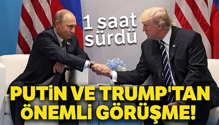 Trump ile Putin telefonda görüştü