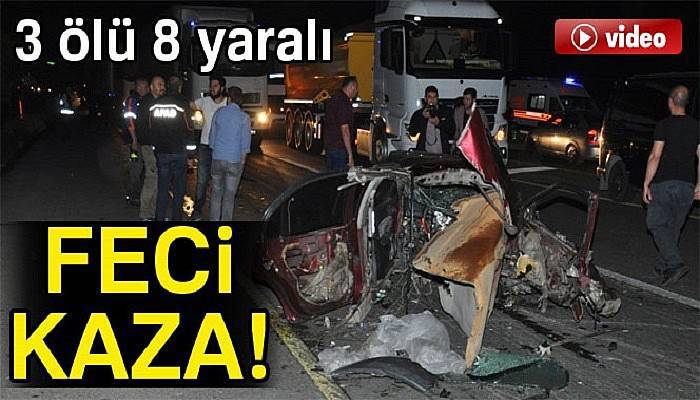 Bitlis'te trafik kazası: 3 ölü 8 yaralı