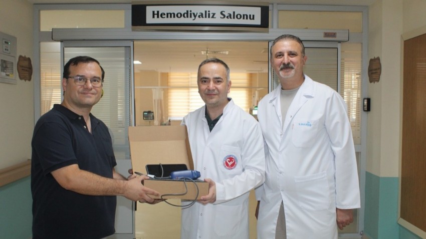 ÇOMÜ Hastanesi Diyaliz Ünitesine Yeni Ultrason Cihazı Kazandırıldı
