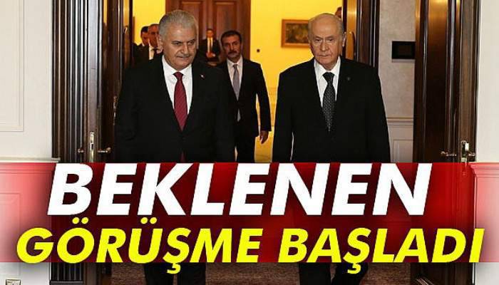  Yıldırım, Bahçeli ile bir araya geldi