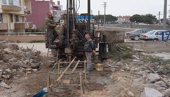  Lapseki Kültür Merkezinin sondaj çalışmaları başladı