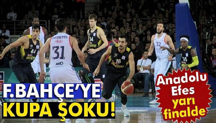 Erkekler Integral Forex Türkiye Kupası maç sonucu: Anadolu Efes: 82 - Fenerbahçe: 74