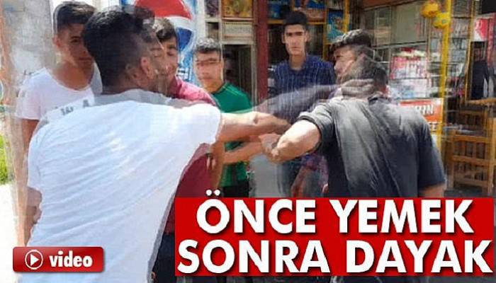  Önce yemek sonra dayak