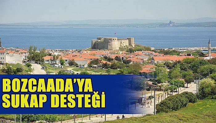 Bozcaada'ya Sukap Desteği