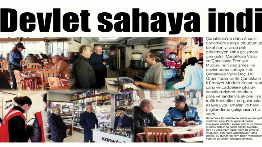 Devlet sahaya indi