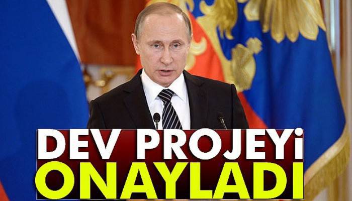 Putin Türk Akımı projesi anlaşmasını onayladı